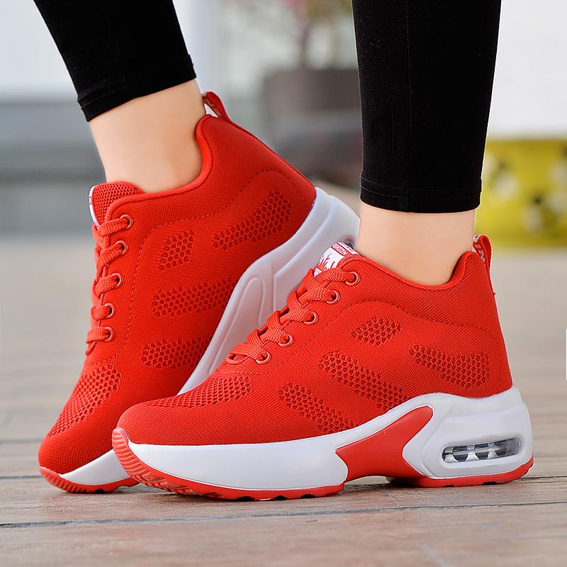 Дышащая вязаная обувь увеличенного размера 7 см — фото 14