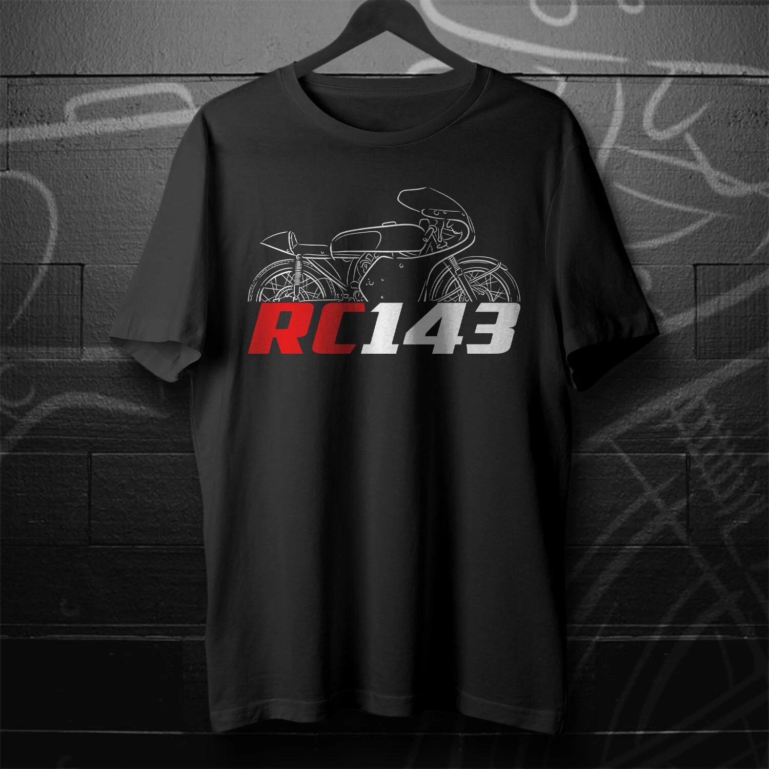 Black men s and women s T-shirt Honda RC143 1960 - Motorcycle XS