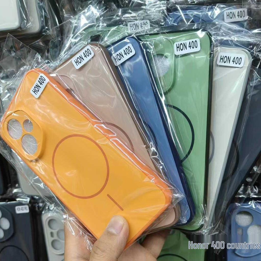 Husă de telefon bicoloră colorată pentru Honor X9D, X9C, X7D, X7C, 400Lite cu design bloc și finisaj cu senzație de piele