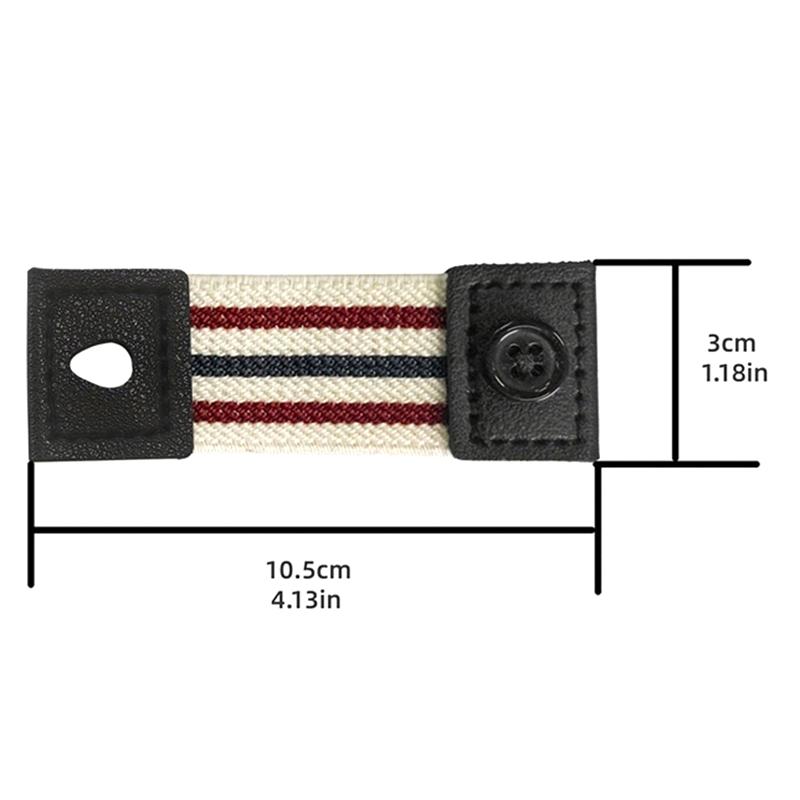 2Pcs Women Men Shirt Suit Cuff Holders Elastic Adjustable Armband Shirt Sleeve Holder Cufflinks Arm Cuffs Bands Extension Button