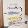 Wall-Mounted Hair Dryer And Curling Ironwork Material Holder No Drilling Required Rustproof Perfect For Bathroom Beauty Salon