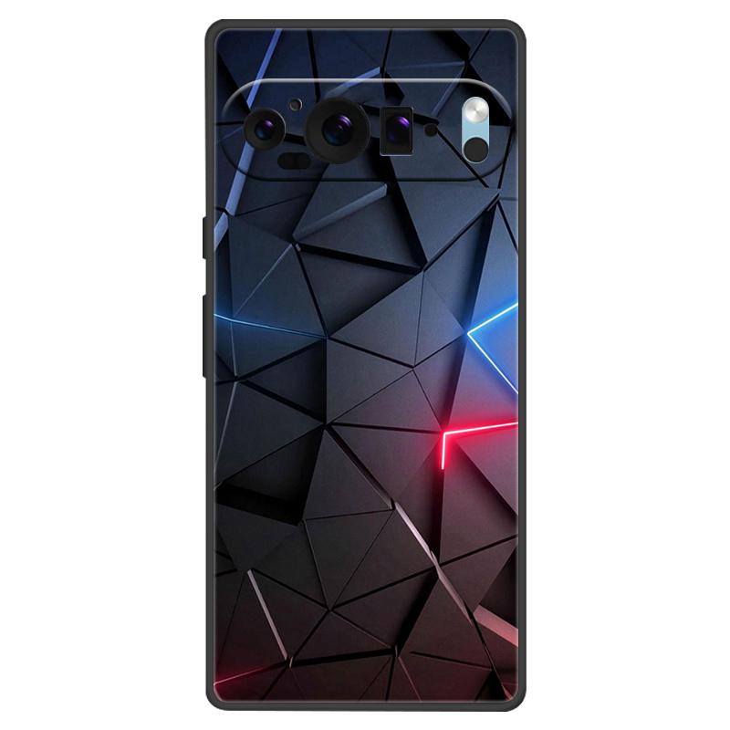 For Google Pixel 9 Pro XL Case Silicone Luxury Space Soft Bumper for Pixel 9 9Pro 9ProXL 5G Phone Cover TPU Funda Fashion Bag