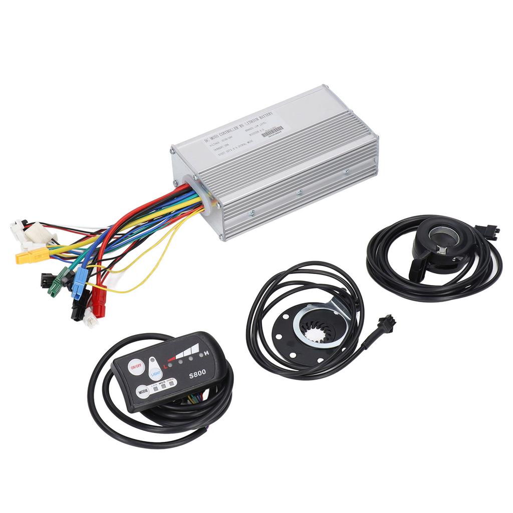 30A 1000W Motor Brushless Controller Kit Speed Controller Set with S800 Panel for Electric Bike Scooter