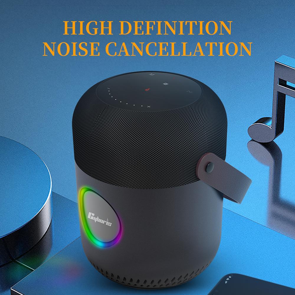 CYBORIS X9 100W Powerful Bass CSB Bluetooth-compatible Speaker Sound Subwoofer with Touch Panel