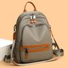 Stylish Nylon Backpack for Women – Lightweight & Water-Resistant Design with PU Trim and Multiple Pockets, Perfect for Daily Use