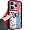 Blue Pink Butterfly Floral Pattern Case For Xiaomi 14T 13T 11T Pro Funda Redmi Note 14 13 Pro 5G 4G 12 11 Shockproof Bumper Silicone Cover