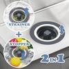 1pcs Stainless Steel Filter Screen Bounce Core Universal Press Type Sink Kitchen Sink Vegetable Washing Basin