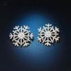 Zircon Creative Snowflake Brooch Geometric  Temperament   Decoration