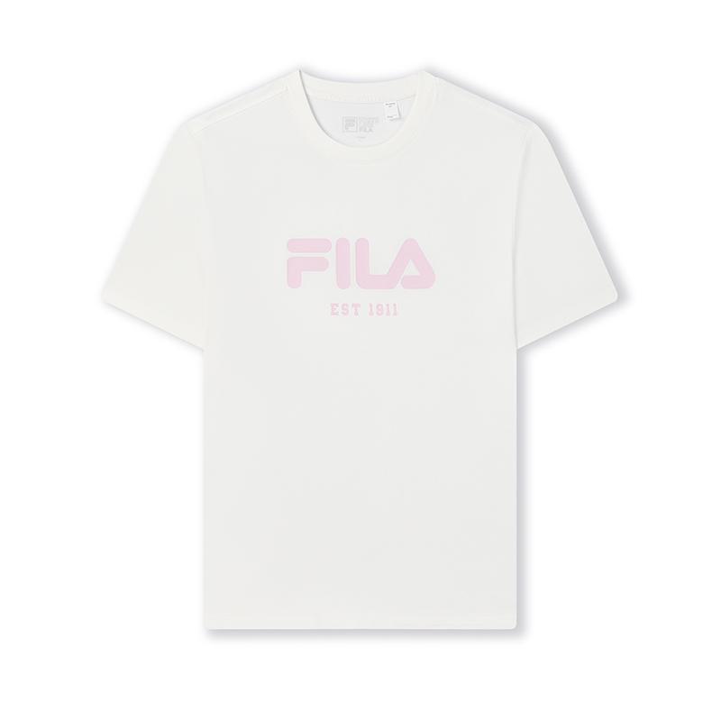 New FILA ORIGINALE T Shirt Unisex Strawberry White Chocolate F51M519106F-ZA