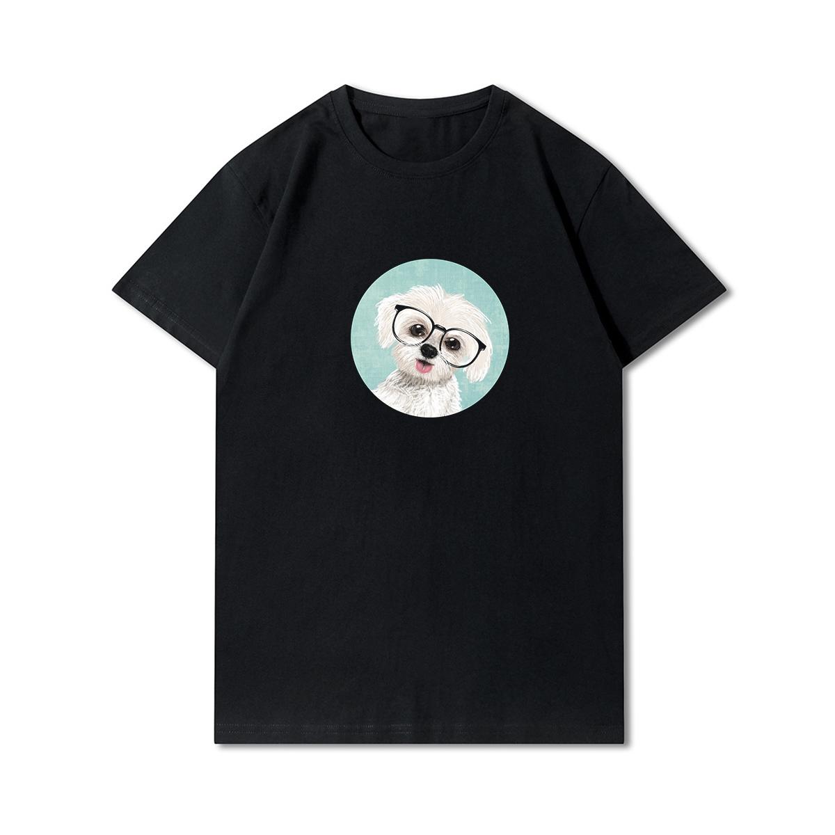 

Летние футболки больших размеров с 100 узорами для мужчин, повседневные топы с короткими рукавами и принтом медведей, футболки из 100% хлопка с круглым вырезом L