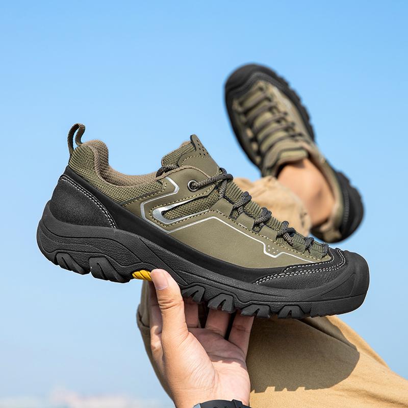 Fashion Non-Slip Male Wear-Resistant Sneakers Casual Outdoor Shoes 2024 New Arrival Men's Walking Shoes Travel Climbing Camping Footwear