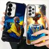 Blue Yellow Ukrainian Girl Plating Phone Case For Samsung A17 A07 A37 A57 A16 A56 A15 A55 A14 A54 A13 A53 A26 A36 A25 A35 A24 A3