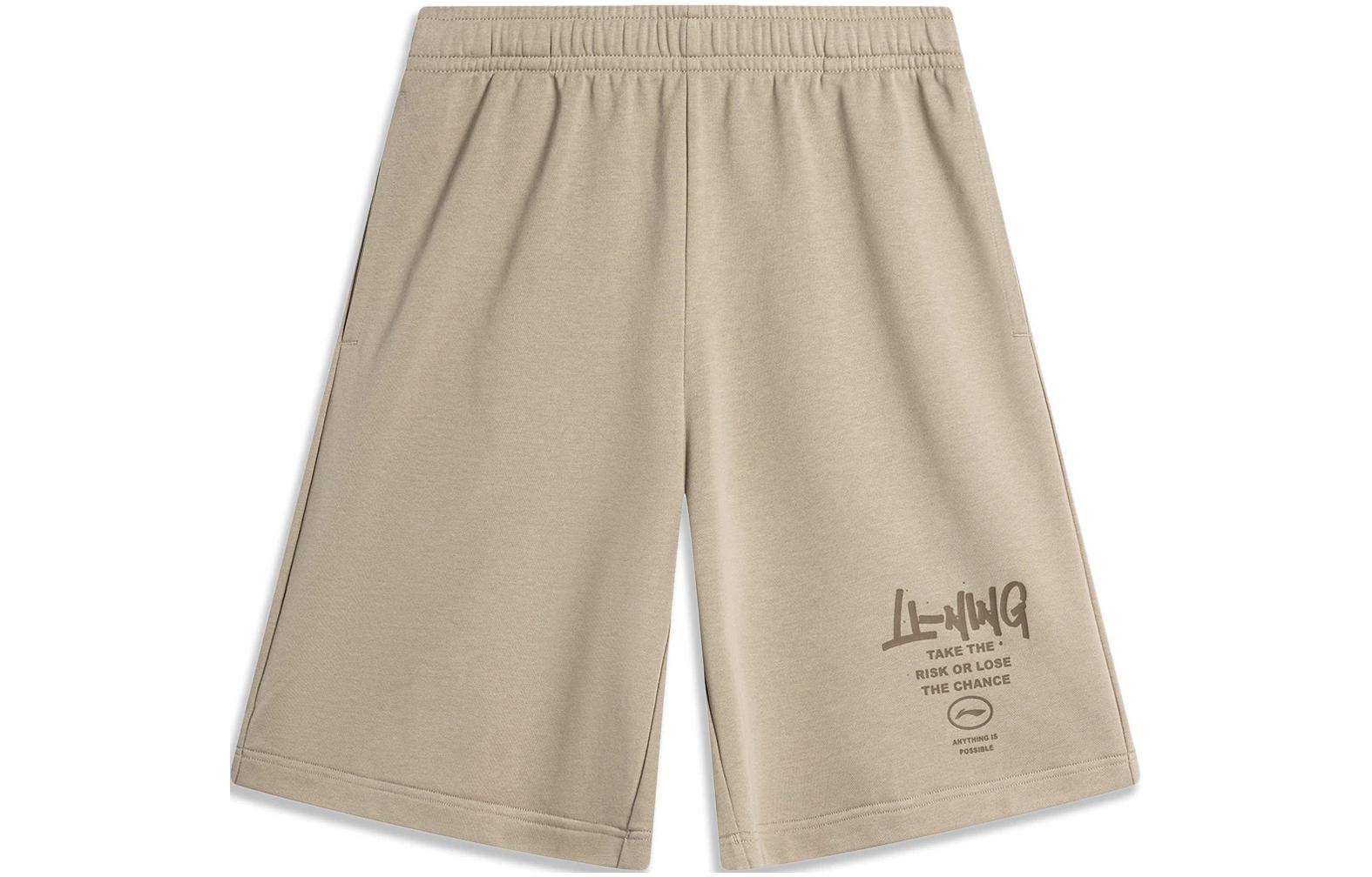Li Ning Sports Fashion Collection Casual Shorts Men s Mole Umber AKSU685-3 S