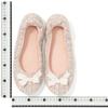 Francfranc Pocketable Room Portable Travel Compact Comes with Dedicated Pouch [Francfranc] Shoes, Tweed, Pink, Foldable, Slippers, Slippers, Storage,