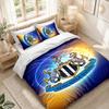 Bedding Set 1 Duvet Cover 2 Pillowcases Newcastle United Football Print Bedroom Home Decoration
