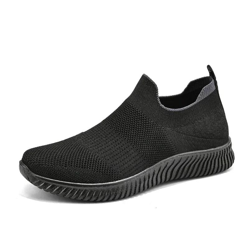 Mesh joggesko for menn Designer menn fritidssko Pustende fritidssko Lette menn Løpetrenere Loafers Masculino Esportivo