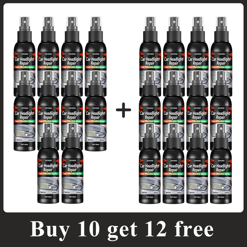Car Headlight Restoration Liquid Anti-Yellowing Oxidation Repair Kit Long-Lasting UV Protection Polishing Agent
