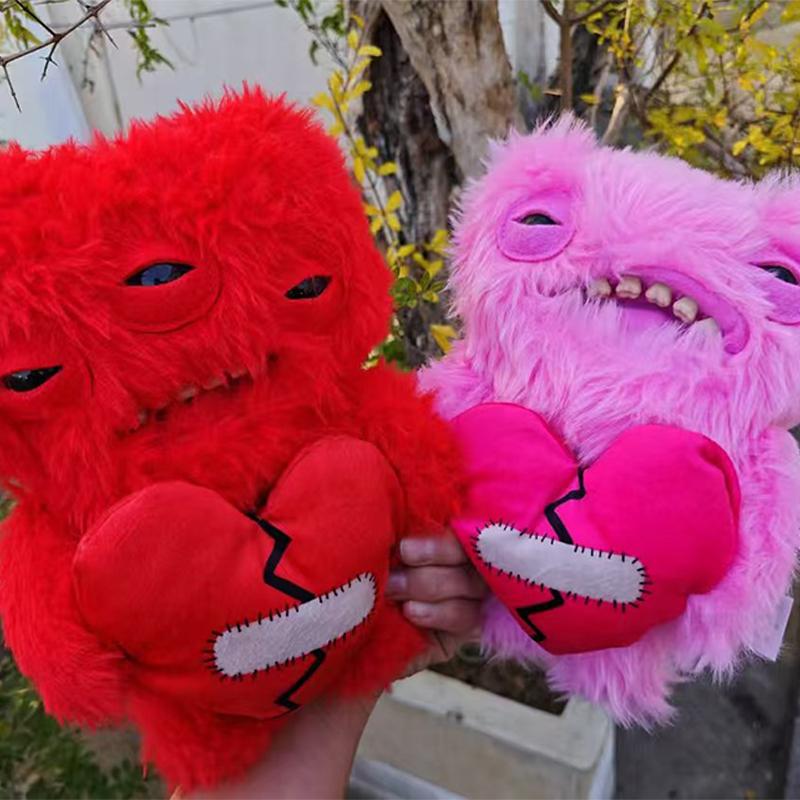 23cm Ugly Cute Monster Plush Toy Funny Tooth Creature Stuffed Animal Doll Gift For Kids