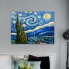Van Gogh Starry Night Poster Van Gogh Starry Night Over the Rhone Print Van Gogh Sunflowers Reproduction Canvas Painting Decor