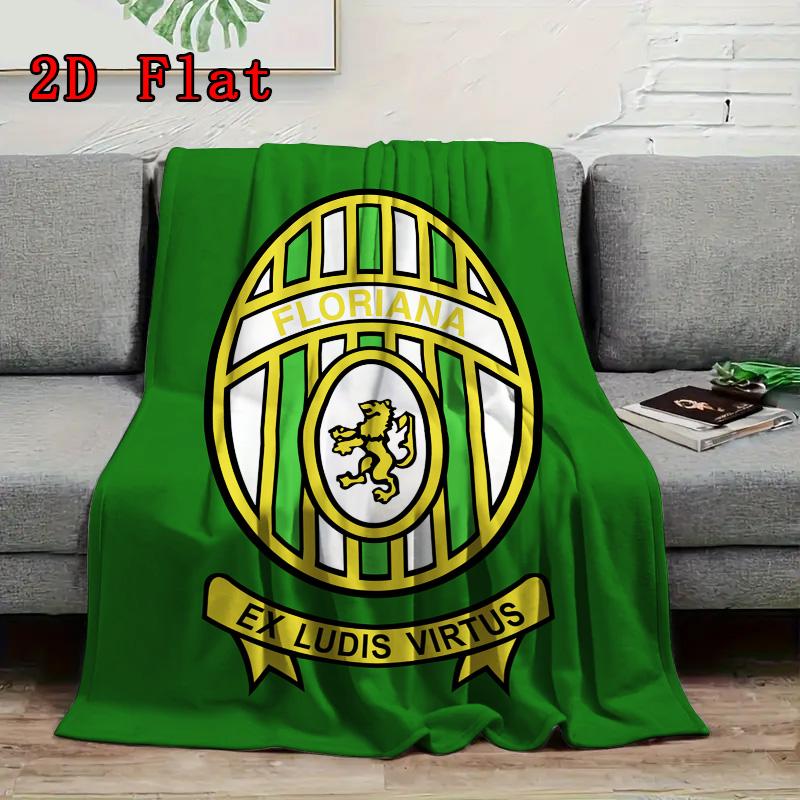 Floriana 2D Flat Pattern Flannel Blanket, High quality All Seasons, Home Decor, Warmth and Comfort, Perfect for Christmas Gifts.