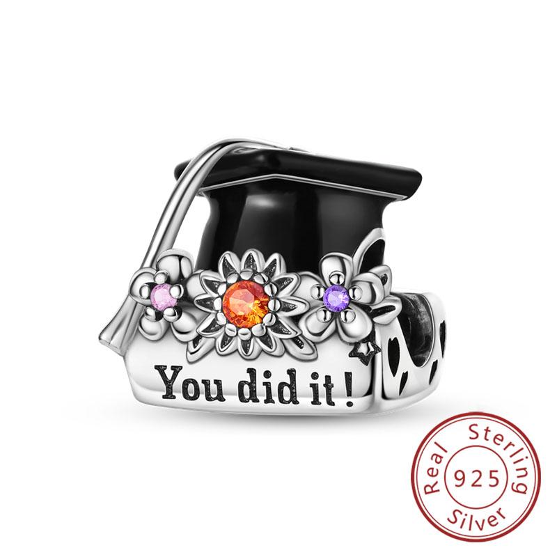 Fit Original Copper Charms Beads Wine Glass Coffee Cup Charms Pendant For Women Bracelet Charms Diy Jewelry Gift