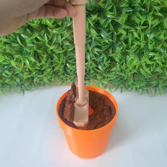 Ozdoba Dračí strom s koštětem, odpadkovým košem, lopatkou, odnímatelné čisticí nástroje, bezprašné