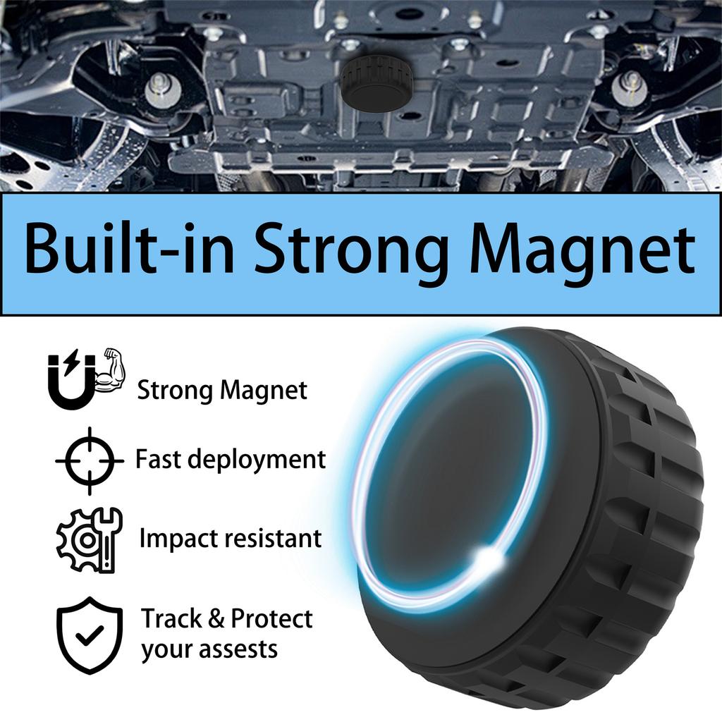 For Apple Airtag Bluetooth-compatible Tracker Adhesive Waterproof PC Protective Case