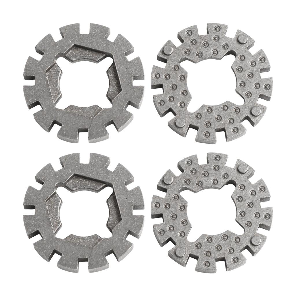Multi Power Tool Oscillating Saw Blade Adapter 4Pcs with Shank Compatible with Multiple Accessories for Woodworking
