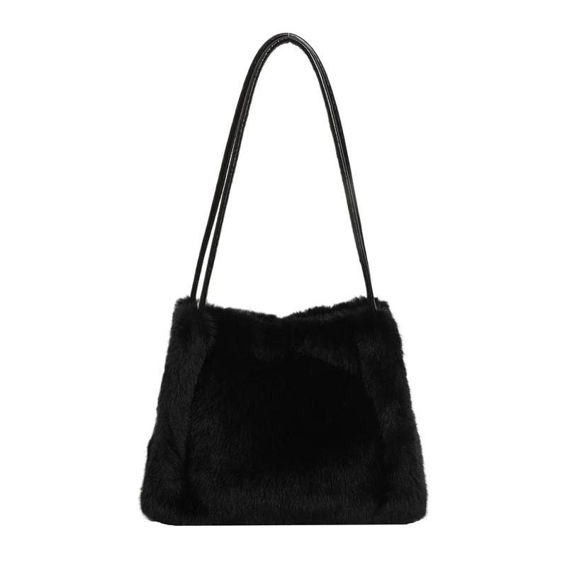 

Однотонные мягкие универсальные милые сумки через плечо с застежкой-молнией, горячая распродажа, повседневные сумки для женщин, пошив бархатных сумок для женщин