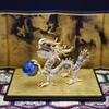 Fokart Handgefertigte Glasarbeit, Feng Shui-Arbeit, Glückskugel, Drache, 5,1 cm