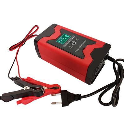 12V 6A Full Automatic Car Battery Chargers Smart Power Pulse Repair EU Plug New