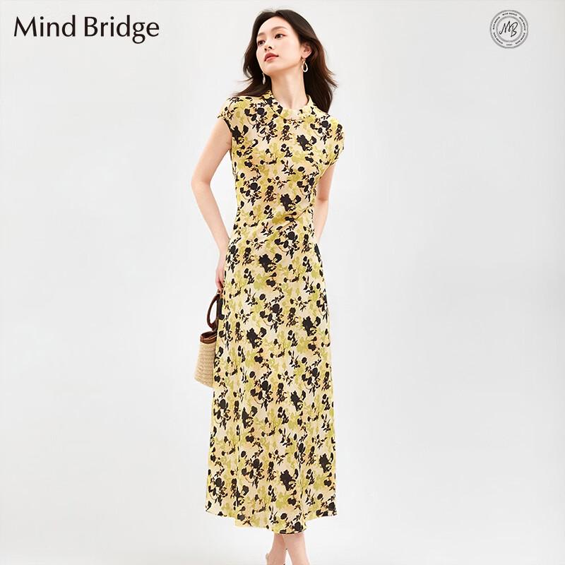 Mind Bridge Women s Printed Sleeveless Midi Dress XL 175/96A