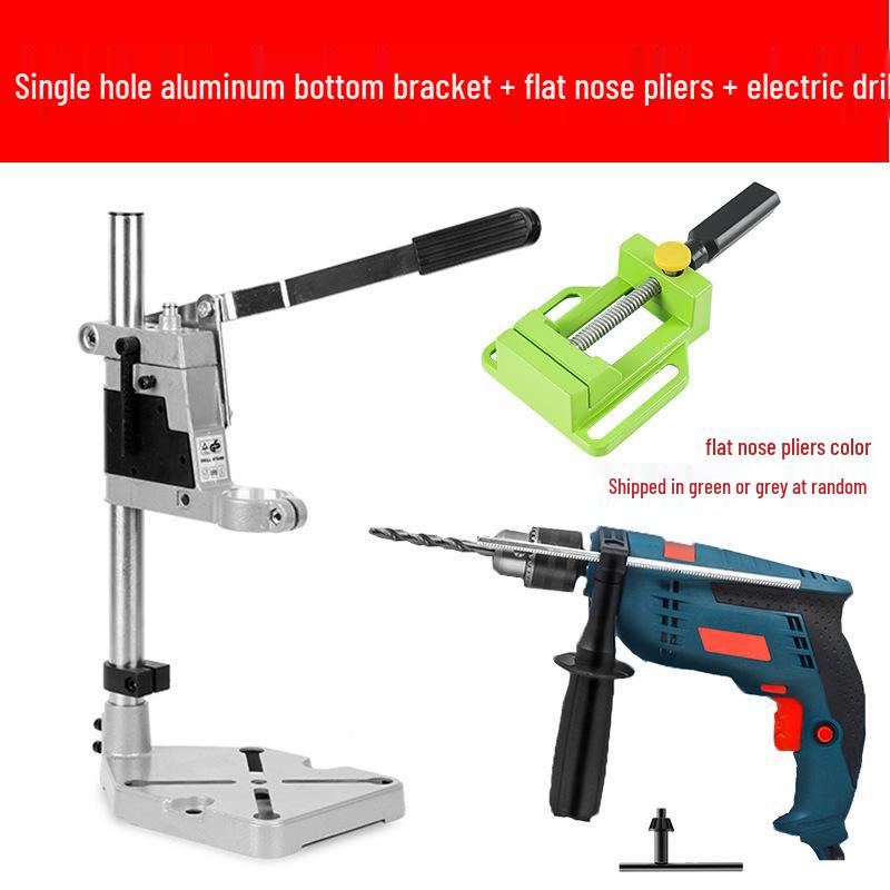 Industrial Grade Bench Drill Stand - High Precision Multifunctional Electric Hand Drill Station for Home Use