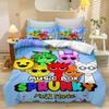 Exquisite Cartoon 3D Printed S-Sprunki Bedding Set 3pcs Duvet Cover Pillowcase Single Twin Double Queen King Size for Kids Boy