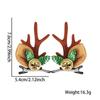 Christmas Hair Stylish Accessories With Cute Plush Antlers And Festive Decorations Women For