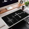 Black Sword Art Mouse Pad XXL Gothic Symbol Mousepad Rubber Large Desk Mat Computer Desk accessories Gaming Keyboard Cabinet Mat