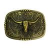 3D Bull Head Western Cowboy Punk Fashion Alloy Belt Buckle