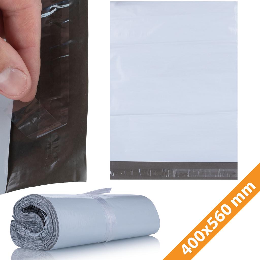 White Poly Mailers 400X560Mm 100Pcs.