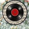 Vintage Piano Notes Metal Wall Art Musical Room Decor Tin Sign