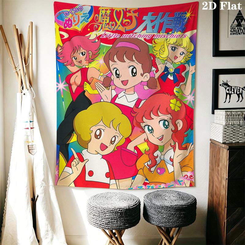 Sally the Witch Pattern Home Decor Tapestry, Wall Hanging, Decorative RV Wall Cloth.SGT0917269