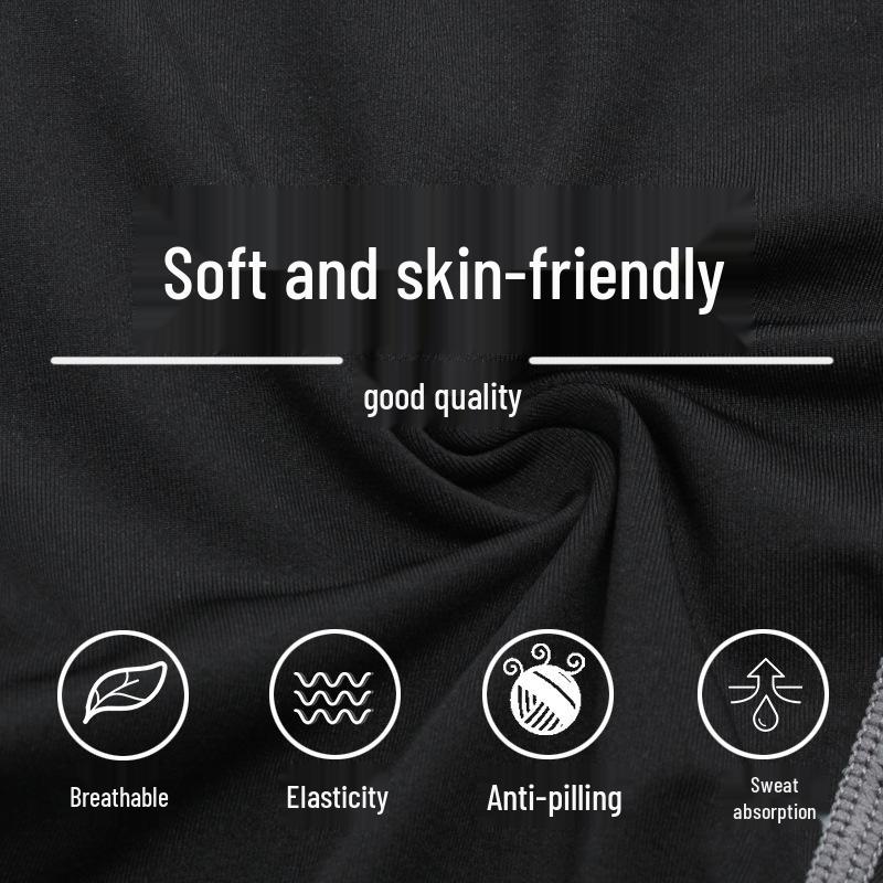 Men's European & American Basketball Compression Tights - Quick-Drying, Outdoor Fitness Base Layer Pants