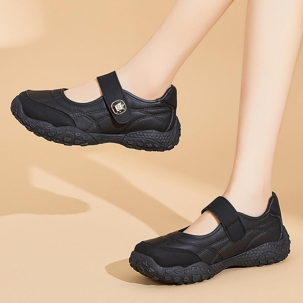 Women's Shoes with Magic Tape, Shallow Opening, Breathable, Casual, Lightweight, Soft Sole, Anti-slip, Sneakers