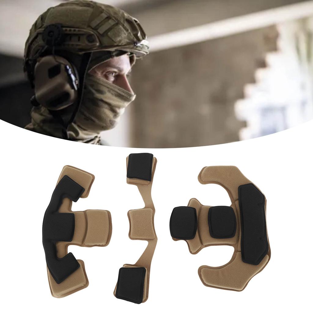 3PCS Pad Protective Sponge Lining Helmet Padding Kit for Motorcycle Scooter Bike Cycling Helmet