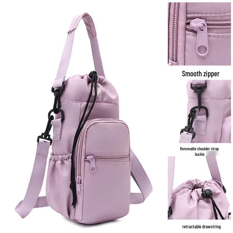 Unisex Lightweight Crossbody Bag: Mobile Phone, Water Bottle, and Sports Travel Shoulder Bag.