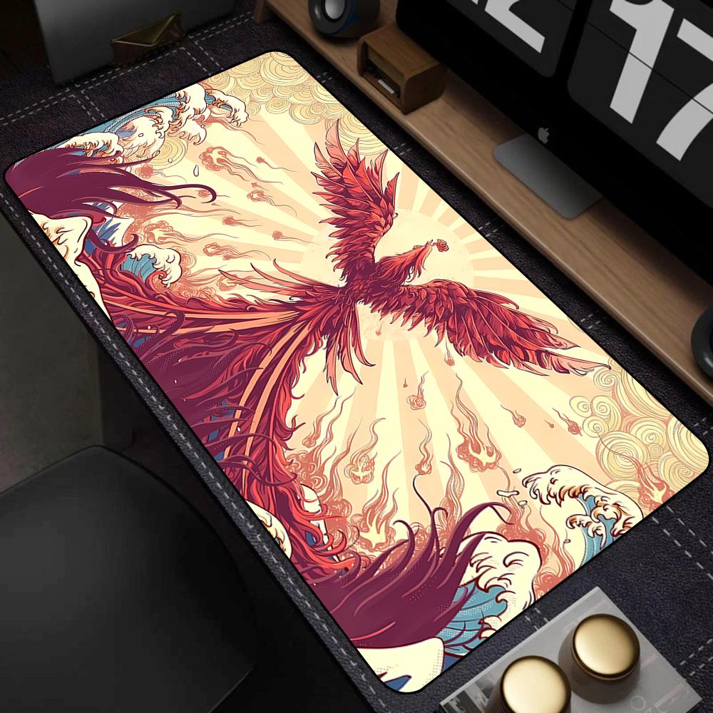 Dragon Mouse Pad Desk Mat Office Rug Mouse Mat Mause Pad Xxl totem Big Mousepepad Gaming Accessories Mausepad Deskmat 1200x600