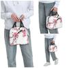 Plum Sakura Cherry Blossom Insulated Lunch Bag for Women Office Cooler Thermal Food Box Tote Portable Lunch Boxes Container