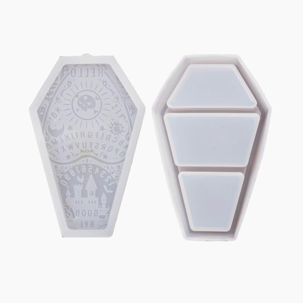 

Форма для хранения гроба в виде тыквы на Хэллоуин из эпоксидной смолы, силиконовая форма для самостоятельного украшения дома, хранения ювелирных изделий 1