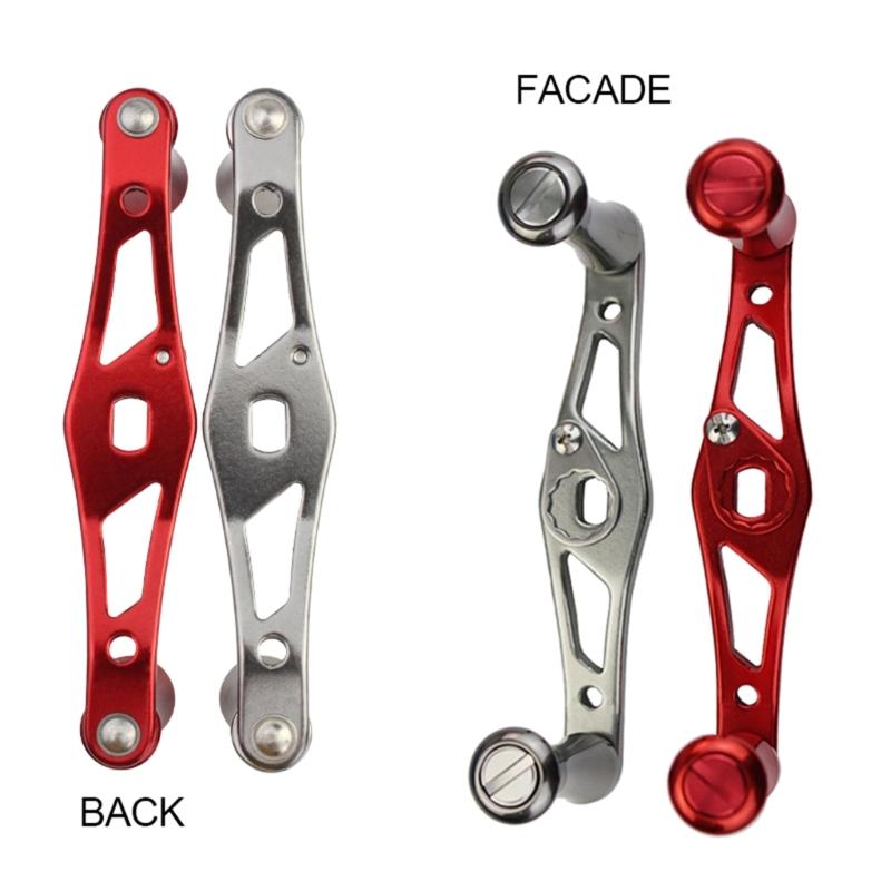 Fishing Reel Handle Knob Grip Replacements Assembly Part Double Handle Arm Fishing Reel Handle Baitcasting Reel Handle