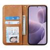 For Oppo A6x 5G / A6x 4G Case Calf Texture PU Leather Wallet Phone Cover with Wrist Strap