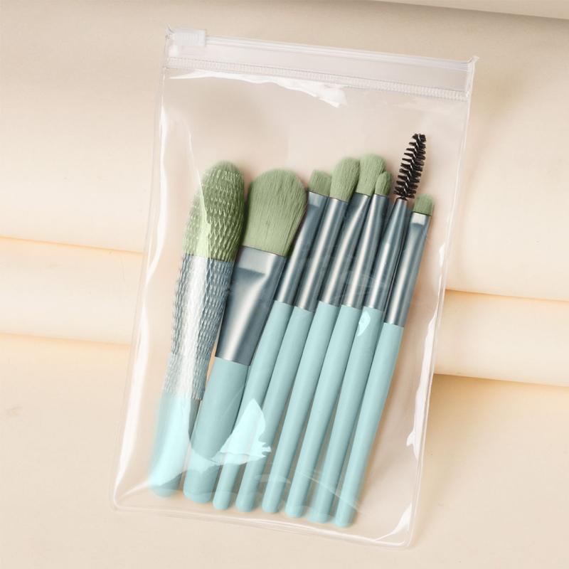 Neues 8-teiliges Make-up-Pinselset Make-up Concealer Pinsel Rouge Pinsel Pinsel für losen Puder Lidschatten Highlighter Foundation Pinsel Beauty-Tools
